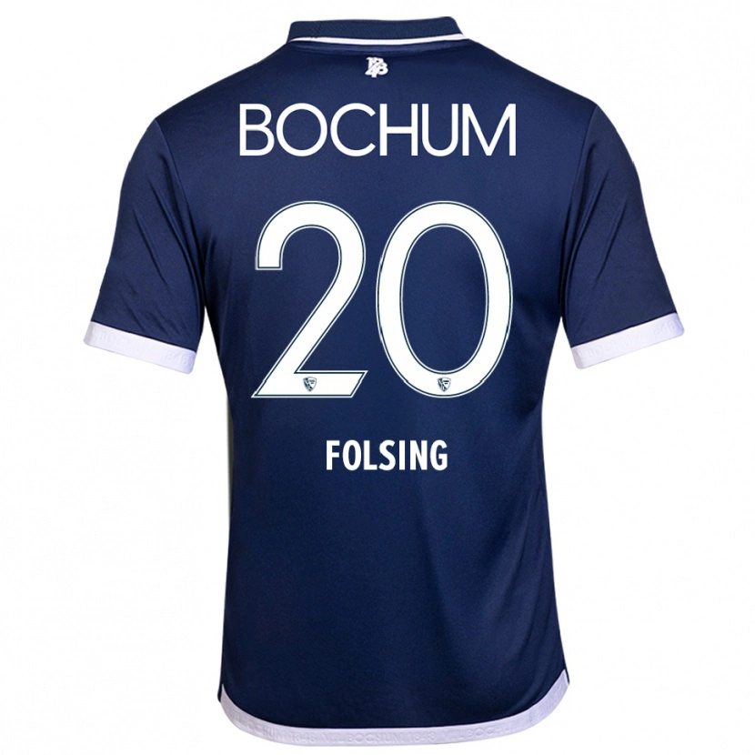 Danxen Men Amelie Fölsing #20 Navy White Home Jersey 2025/26 T-Shirt