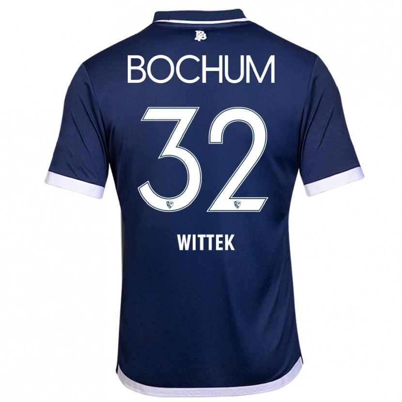 Danxen Men Maximilian Wittek #32 Navy White Home Jersey 2025/26 T-Shirt