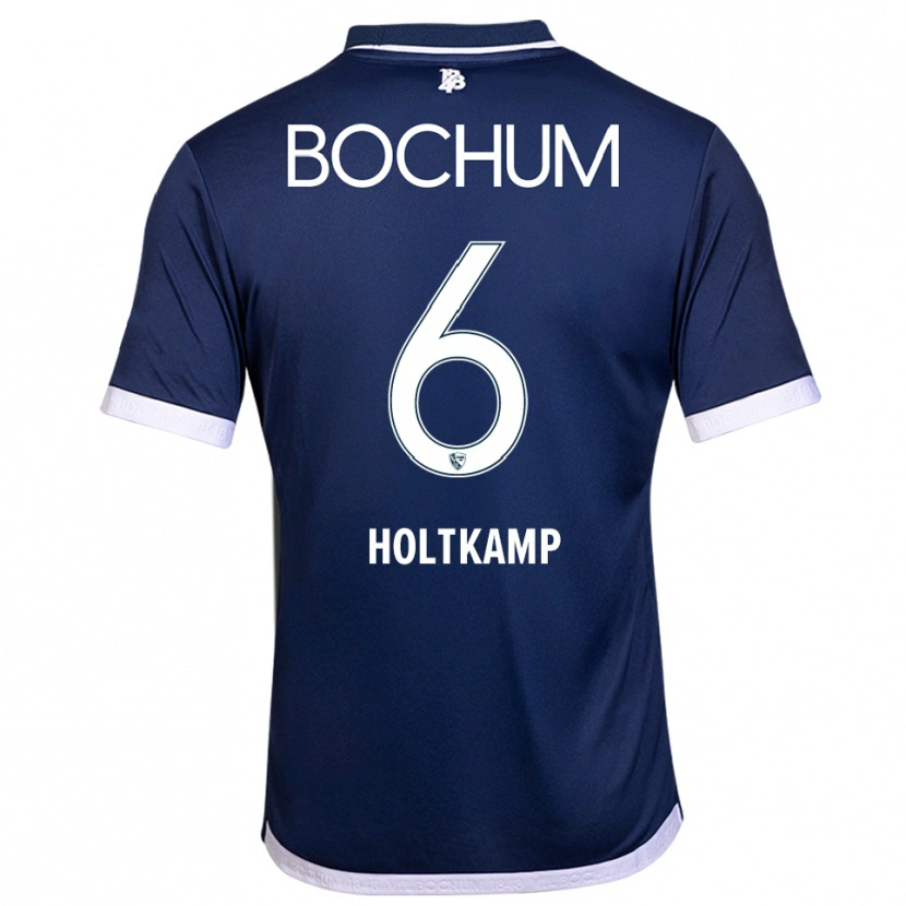Danxen Men Lars Holtkamp #6 Navy White Home Jersey 2025/26 T-Shirt
