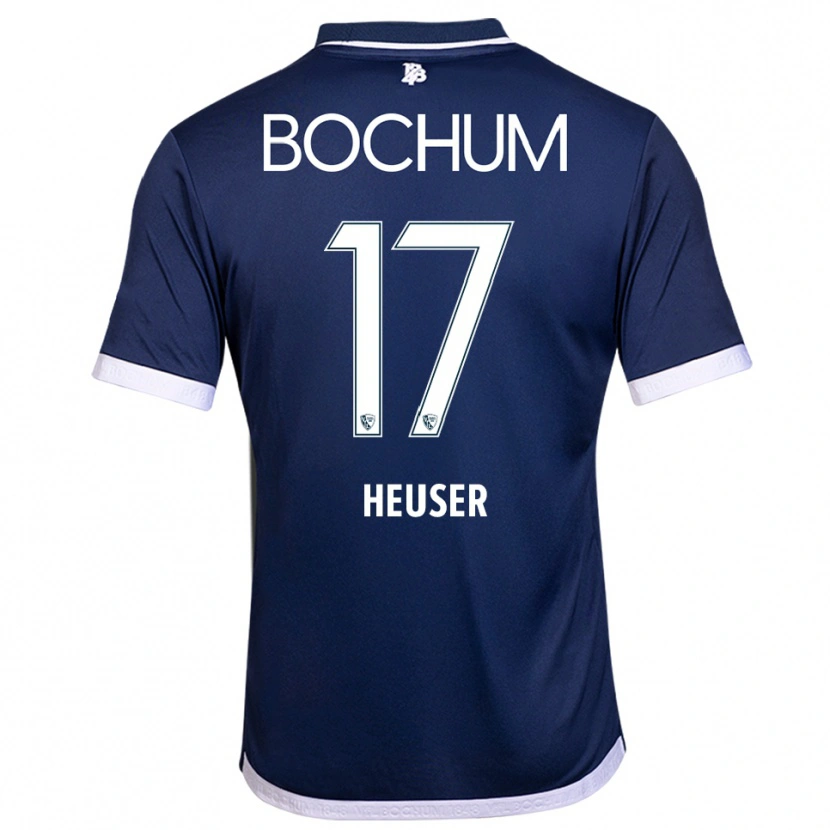 Danxen Men Ben Heuser #17 Navy White Home Jersey 2025/26 T-Shirt