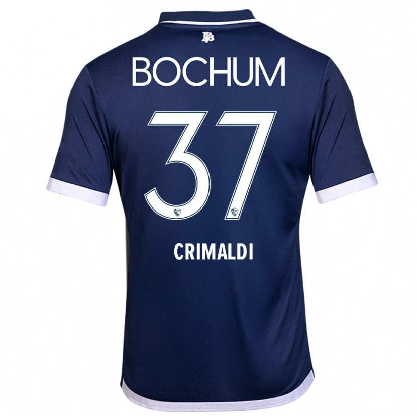 Danxen Men Alessandro Crimaldi #37 Navy White Home Jersey 2025/26 T-Shirt
