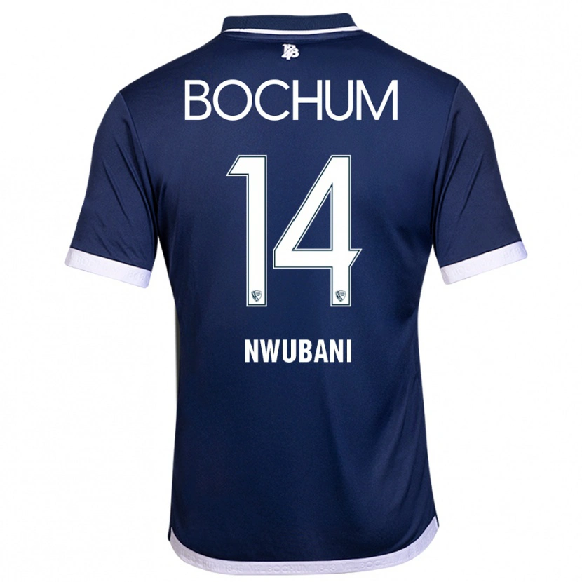 Danxen Men Keleb Nwubani #14 Navy White Home Jersey 2025/26 T-Shirt