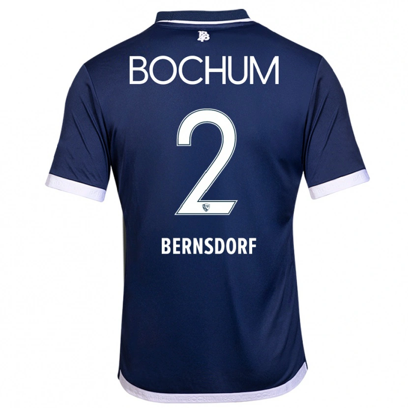 Danxen Men Luca Bernsdorf #2 Navy White Home Jersey 2025/26 T-Shirt