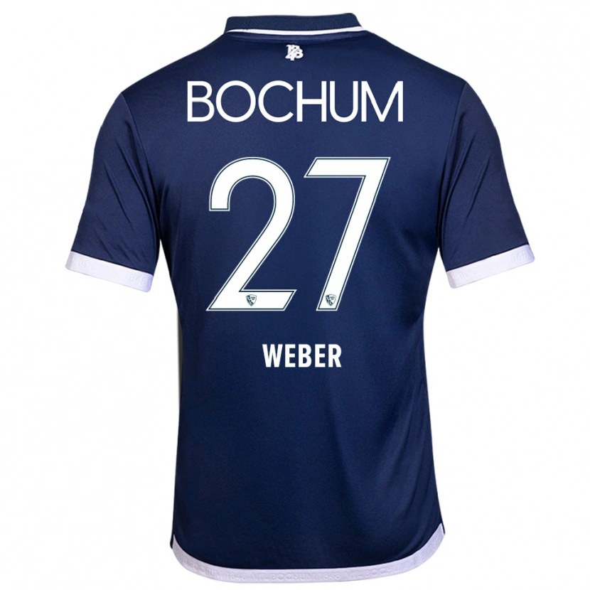 Danxen Men Samuel Weber #27 Navy White Home Jersey 2025/26 T-Shirt