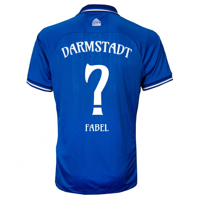 Danxen Men Lukas Fabel #0 Blue White Home Jersey 2025/26 T-Shirt