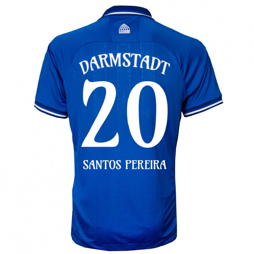 Danxen Men Diogo Dos Santos Pereira #20 Blue White Home Jersey 2025/26 T-Shirt