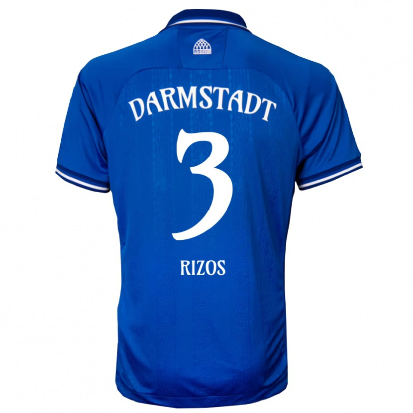 Danxen Men A. Rizos #3 Blue White Home Jersey 2025/26 T-Shirt