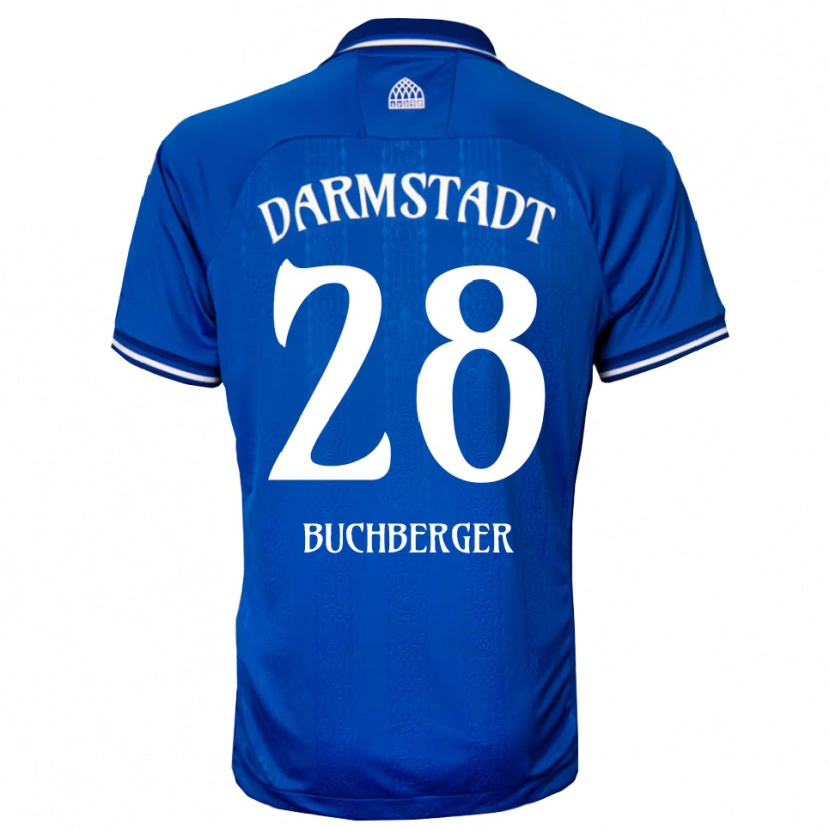 Danxen Men Jonas Buchberger #28 Blue White Home Jersey 2025/26 T-Shirt