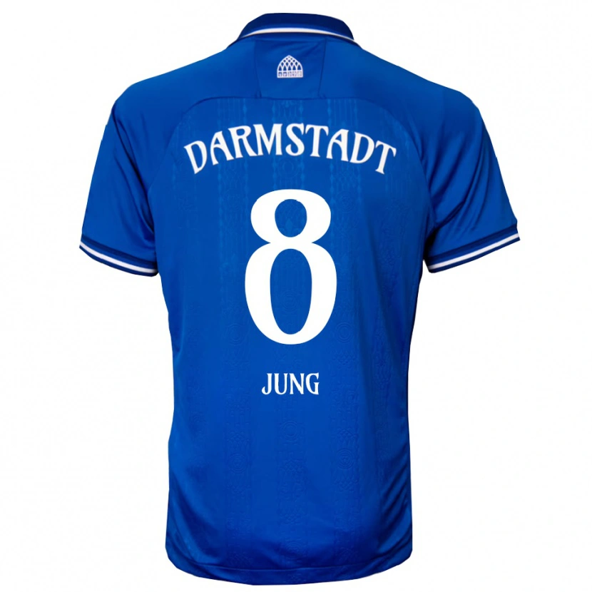Danxen Men Lennon Jung #8 Blue White Home Jersey 2025/26 T-Shirt