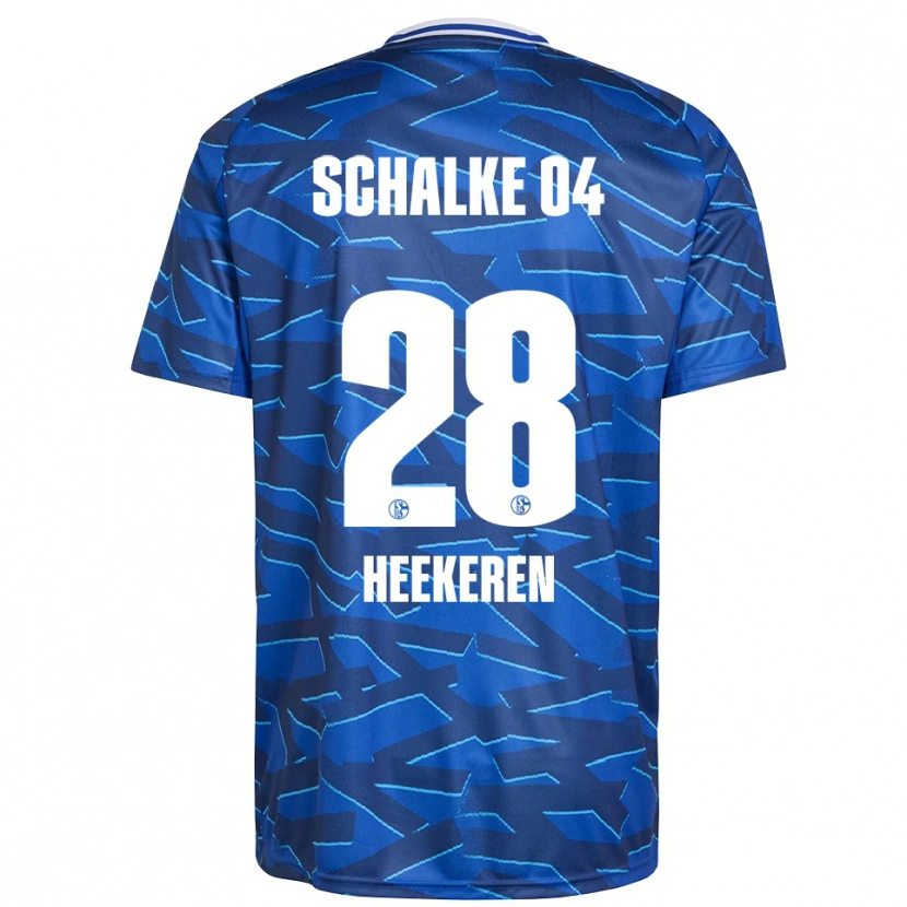 Danxen Men Justin Heekeren #28 Royal Blue White Home Jersey 2025/26 T-Shirt