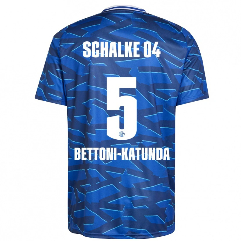 Danxen Men Claudio Bettoni-Katunda #5 Royal Blue White Home Jersey 2025/26 T-Shirt