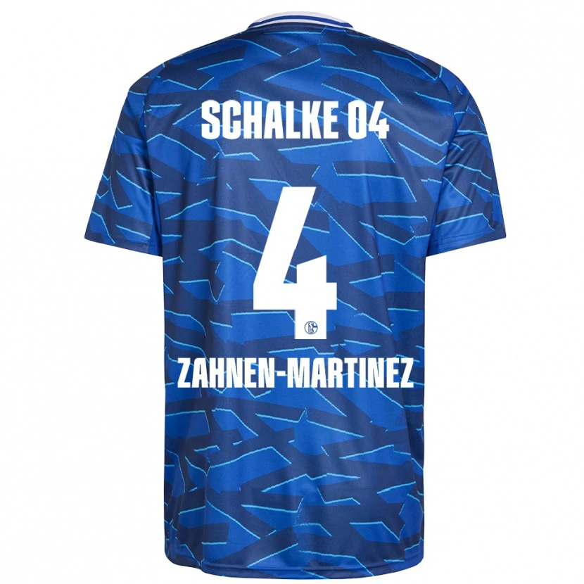 Danxen Men Pablo Zahnen-Martinez #4 Royal Blue White Home Jersey 2025/26 T-Shirt