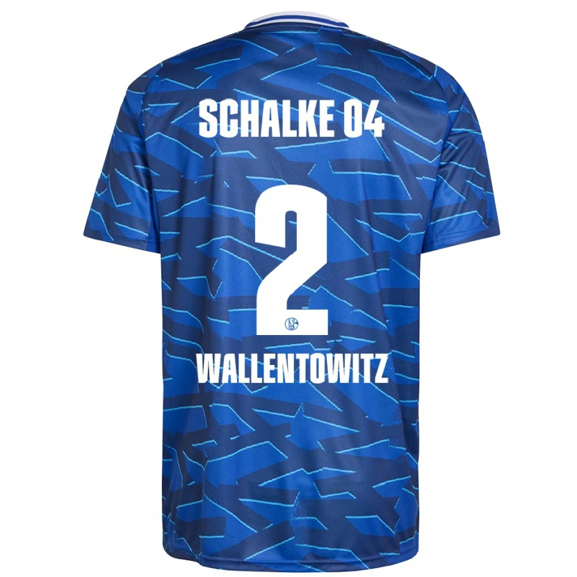 Danxen Men Mika Wallentowitz #2 Royal Blue White Home Jersey 2025/26 T-Shirt
