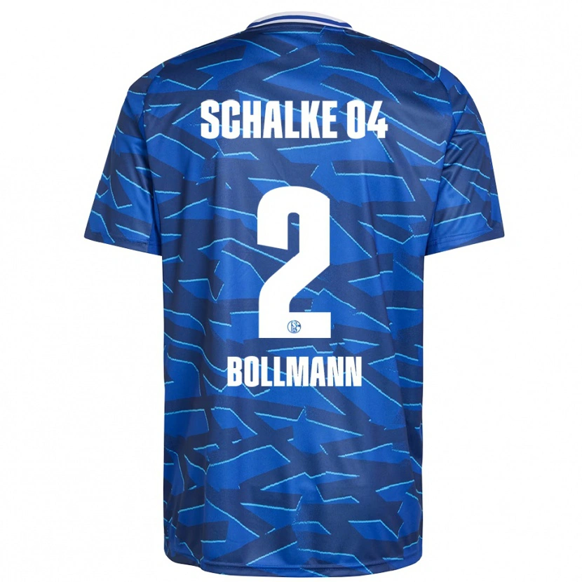 Danxen Men Nathalie Bollmann #2 Royal Blue White Home Jersey 2025/26 T-Shirt