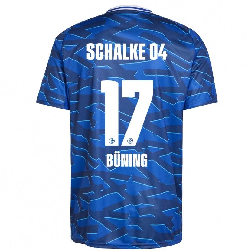 Danxen Men Michelle Büning #17 Royal Blue White Home Jersey 2025/26 T-Shirt