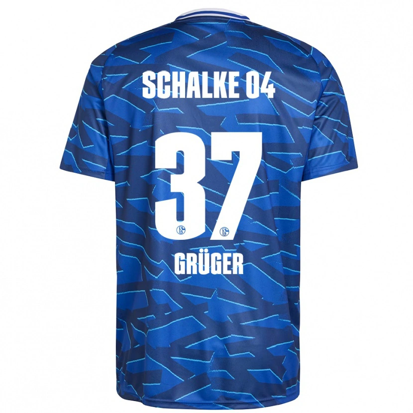 Danxen Men Max Grüger #37 Royal Blue White Home Jersey 2025/26 T-Shirt