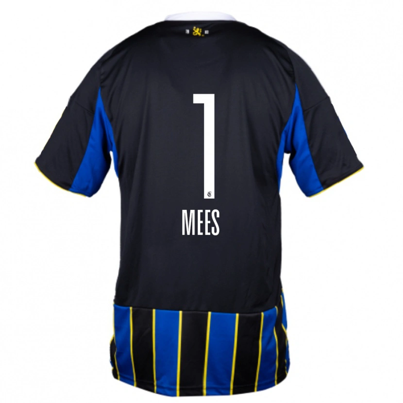 Danxen Men Alexander Mees #1 Blue Black Yellow Home Jersey 2025/26 T-Shirt