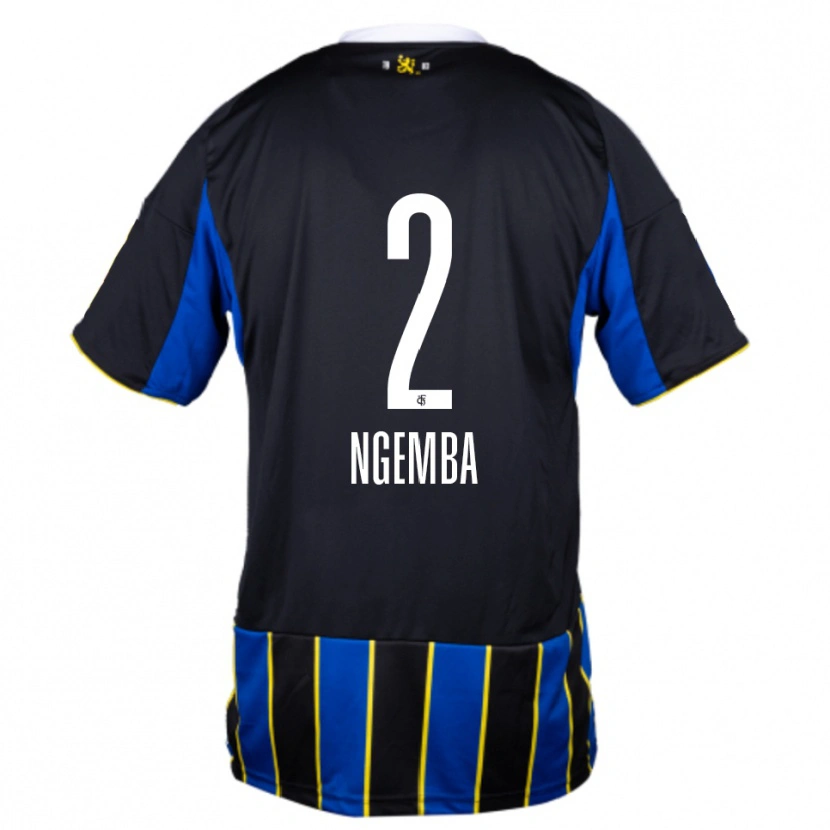 Danxen Men Dejan Ngemba #2 Blue Black Yellow Home Jersey 2025/26 T-Shirt