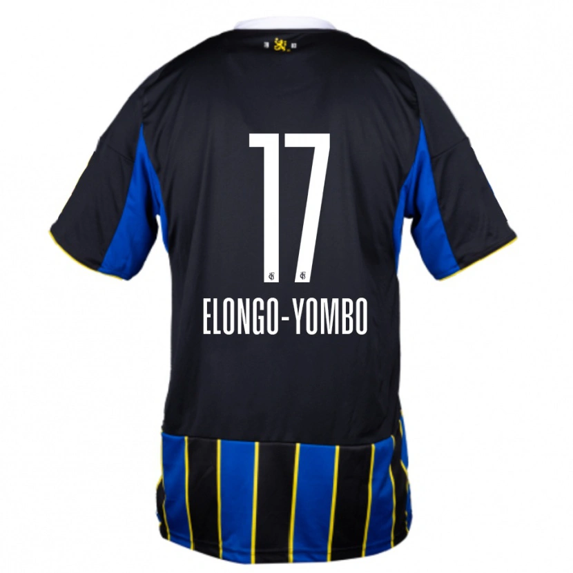Danxen Men Rodney Elongo-Yombo #17 Blue Black Yellow Home Jersey 2025/26 T-Shirt