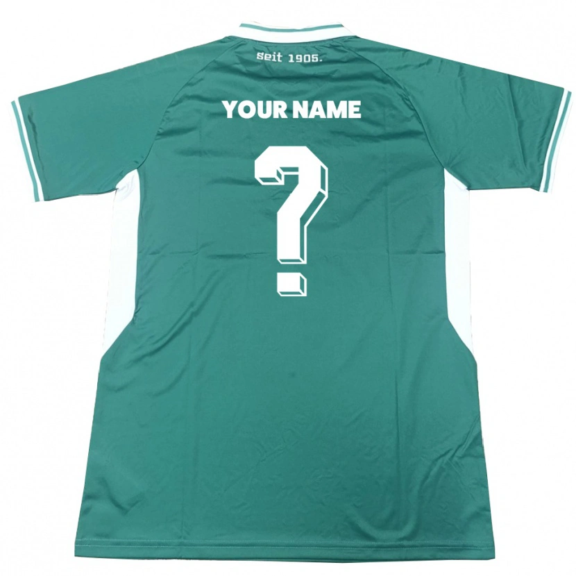 Danxen Men Your Name #0 Green White Home Jersey 2025/26 T-Shirt