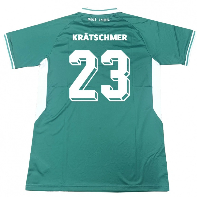 Danxen Men Pius Krätschmer #23 Green White Home Jersey 2025/26 T-Shirt