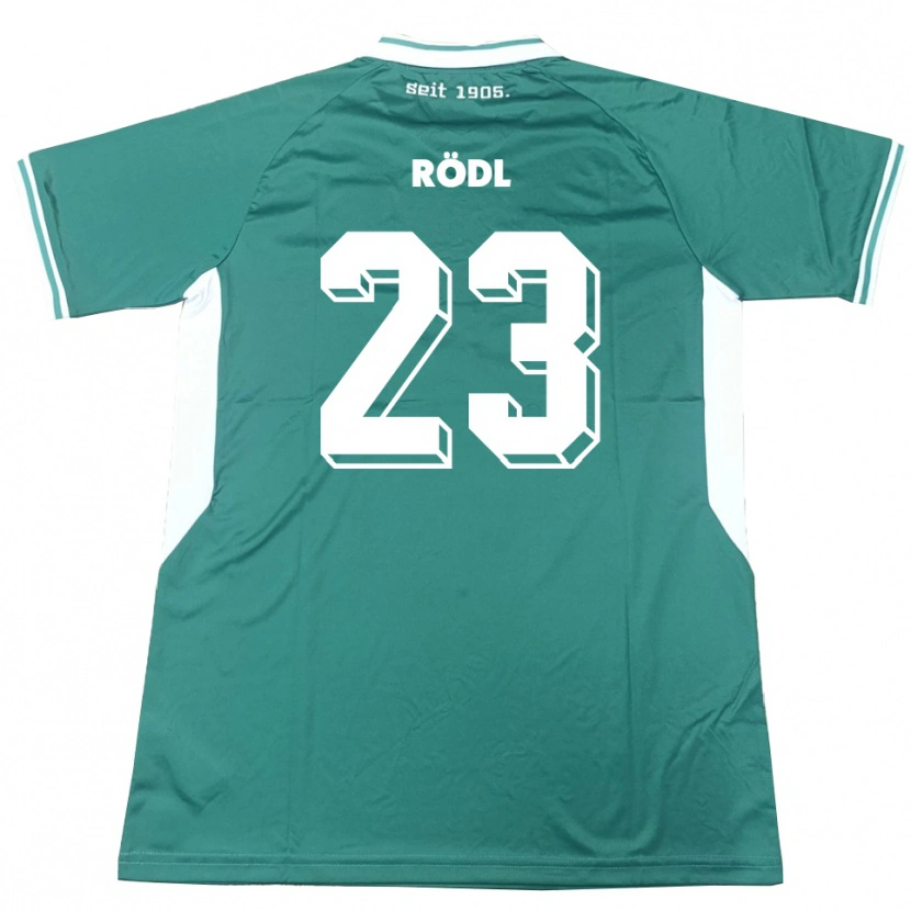 Danxen Men Valentin Rödl #23 Green White Home Jersey 2025/26 T-Shirt