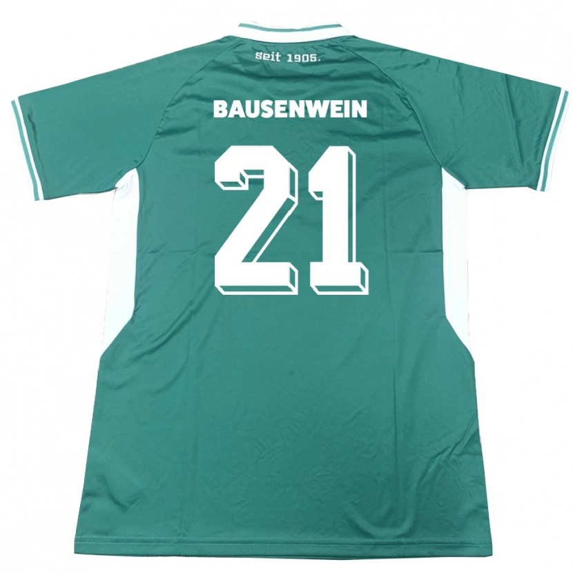 Danxen Men Lauris Bausenwein #21 Green White Home Jersey 2025/26 T-Shirt