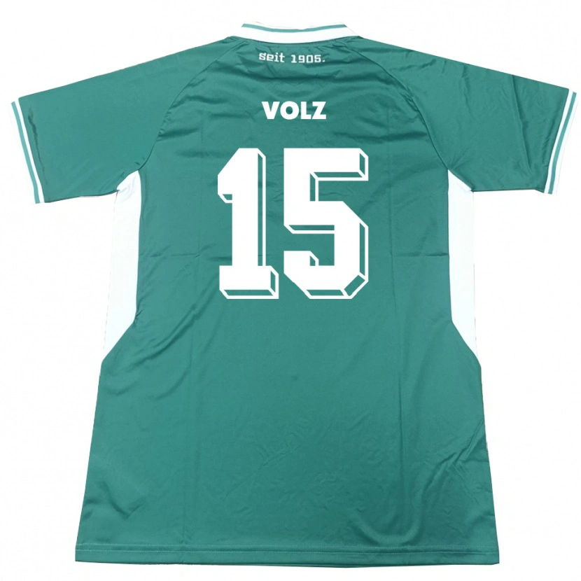 Danxen Men Andrej Volz #15 Green White Home Jersey 2025/26 T-Shirt