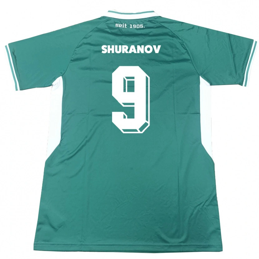 Danxen Men Erik Shuranov #9 Green White Home Jersey 2025/26 T-Shirt