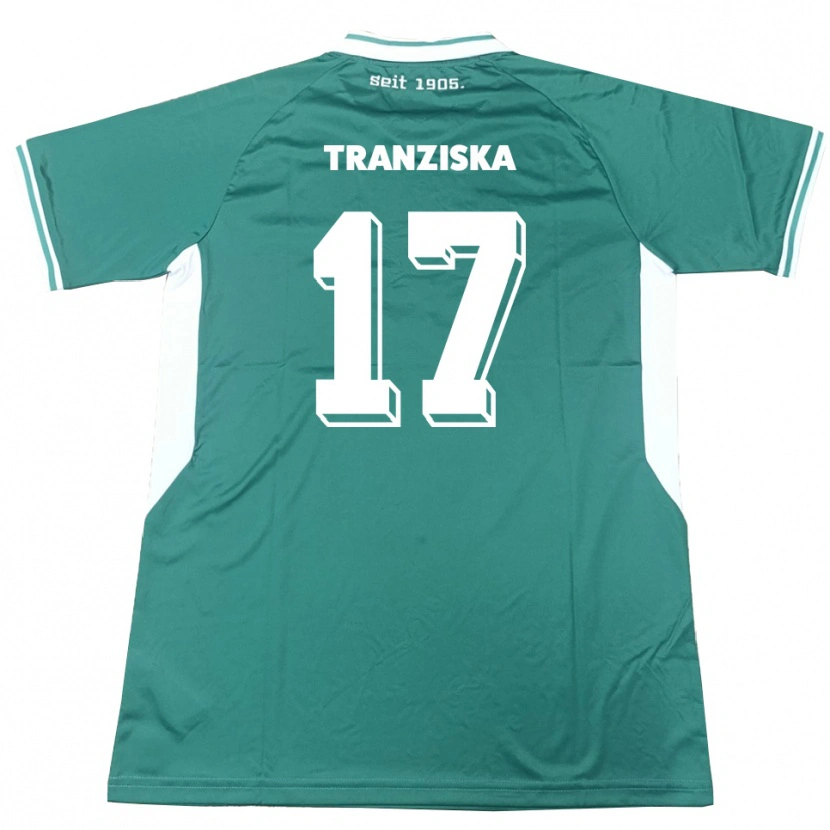 Danxen Men Jakob Tranziska #17 Green White Home Jersey 2025/26 T-Shirt