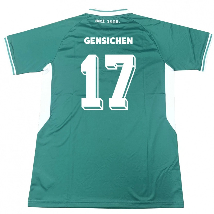 Danxen Men Tim Gensichen #17 Green White Home Jersey 2025/26 T-Shirt