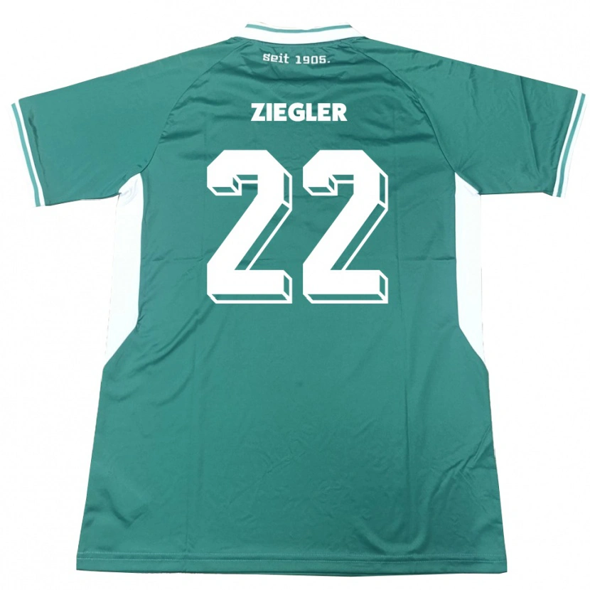 Danxen Men Kevin Ziegler #22 Green White Home Jersey 2025/26 T-Shirt