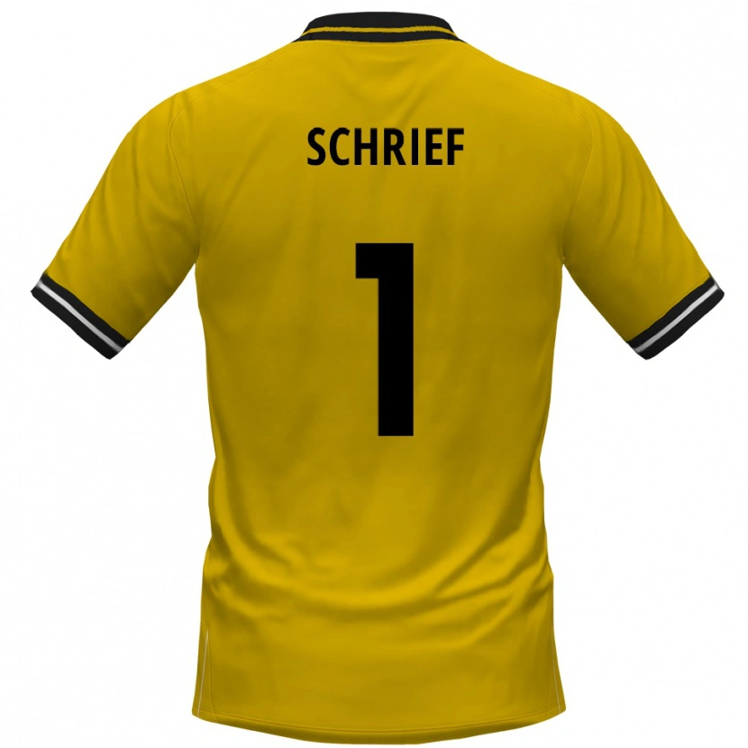 Danxen Men Moritz Schrief #1 Yellow Black Home Jersey 2025/26 T-Shirt