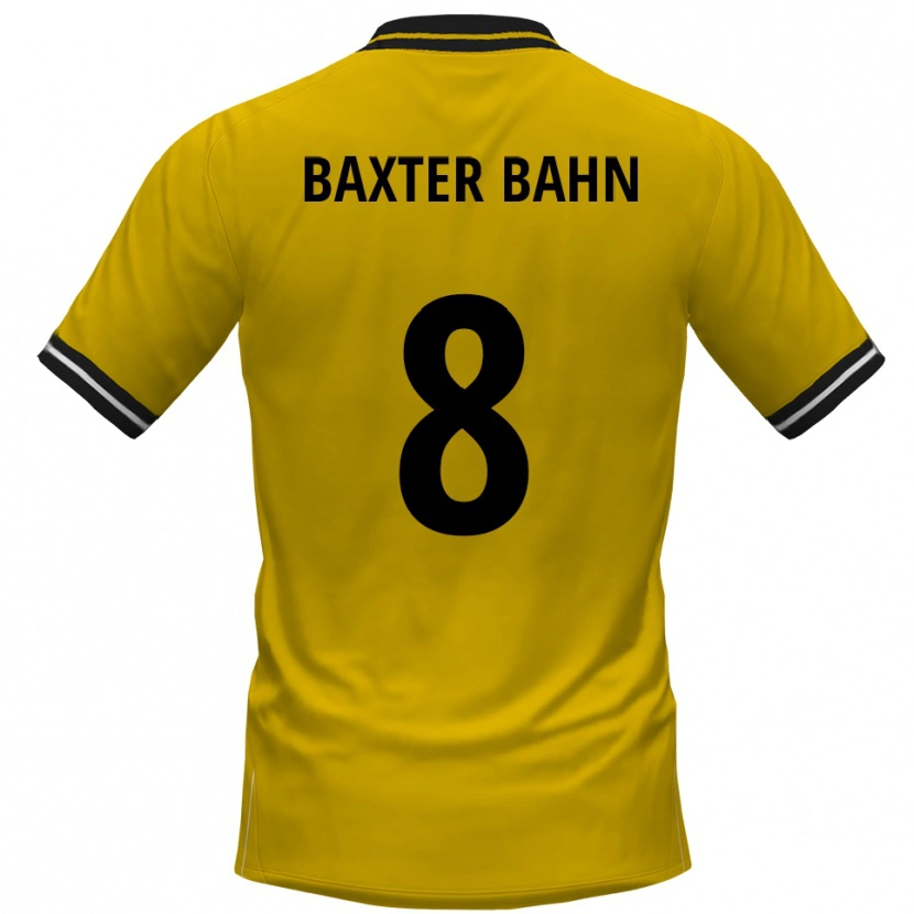 Danxen Men Bentley Baxter Bahn #8 Yellow Black Home Jersey 2025/26 T-Shirt