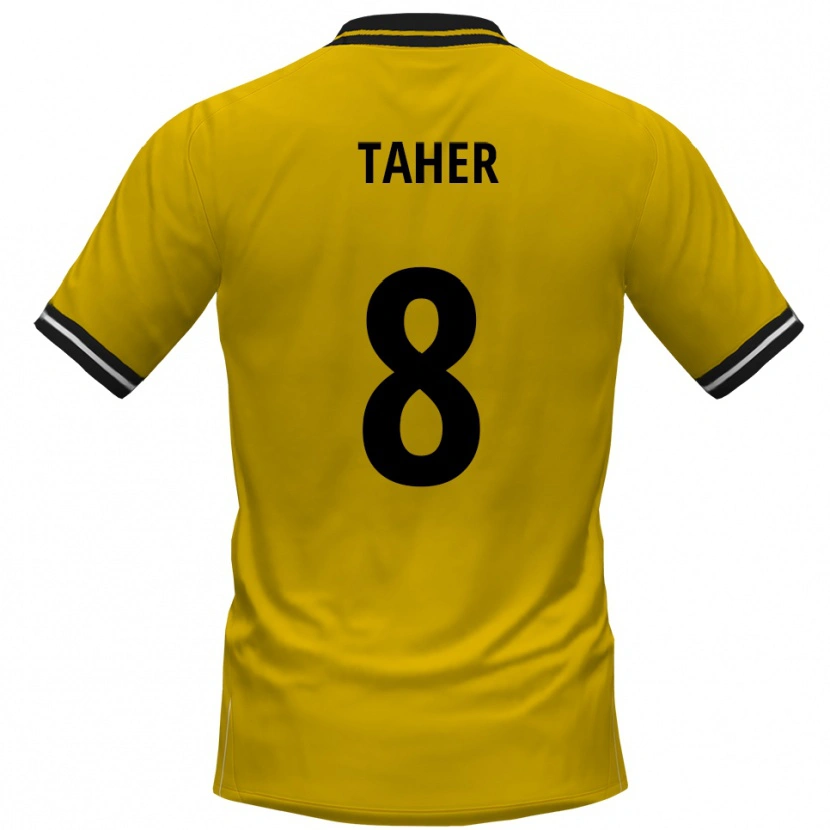 Danxen Men Kanischka Taher #8 Yellow Black Home Jersey 2025/26 T-Shirt