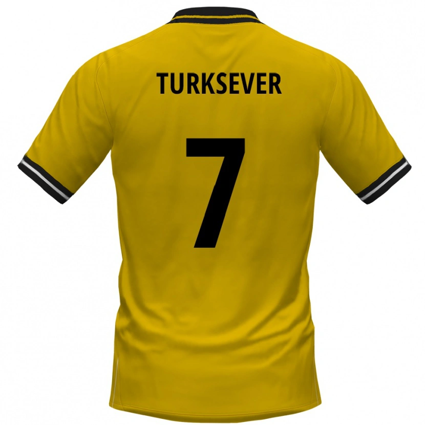 Danxen Men Emre Türksever #7 Yellow Black Home Jersey 2025/26 T-Shirt