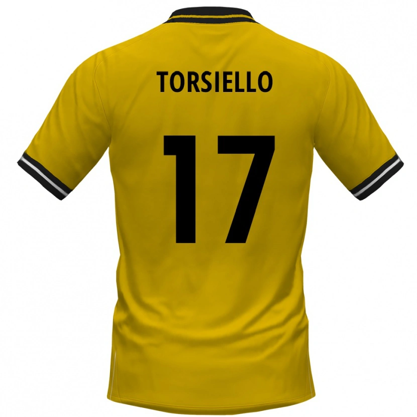 Danxen Men Fabio Torsiello #17 Yellow Black Home Jersey 2025/26 T-Shirt