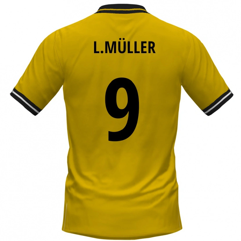 Danxen Men Levyn Müller #9 Yellow Black Home Jersey 2025/26 T-Shirt
