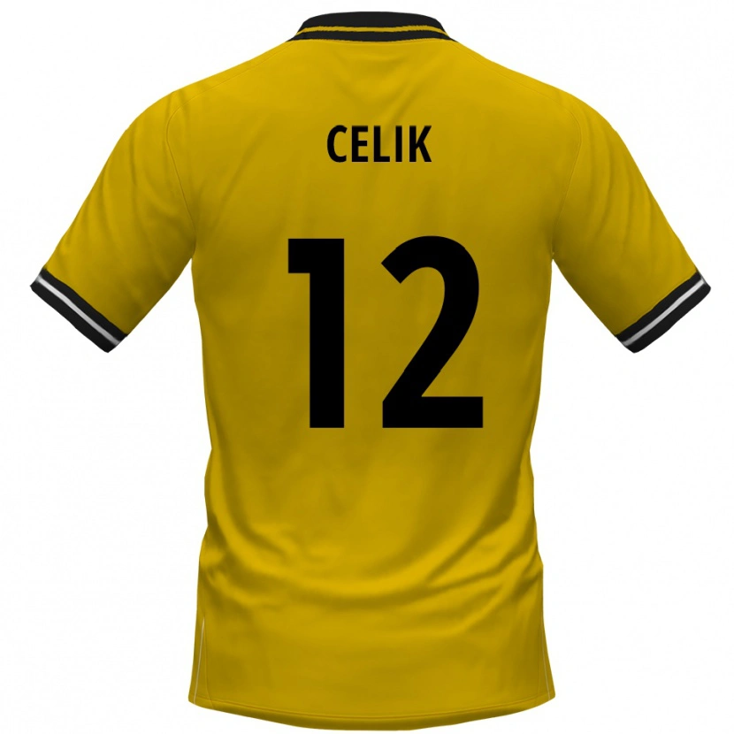 Danxen Men Haci Celik #12 Yellow Black Home Jersey 2025/26 T-Shirt