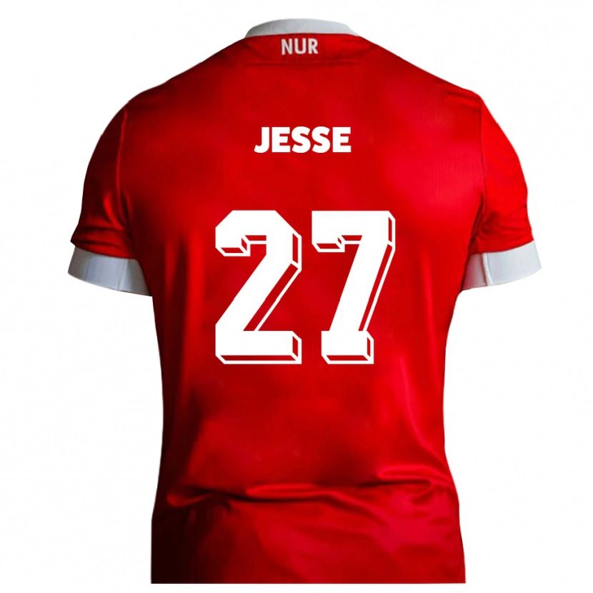 Danxen Men Karl Jesse #27 Red White Home Jersey 2025/26 T-Shirt