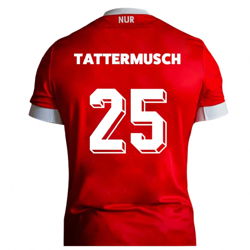 Danxen Men Ted Tattermusch #25 Red White Home Jersey 2025/26 T-Shirt