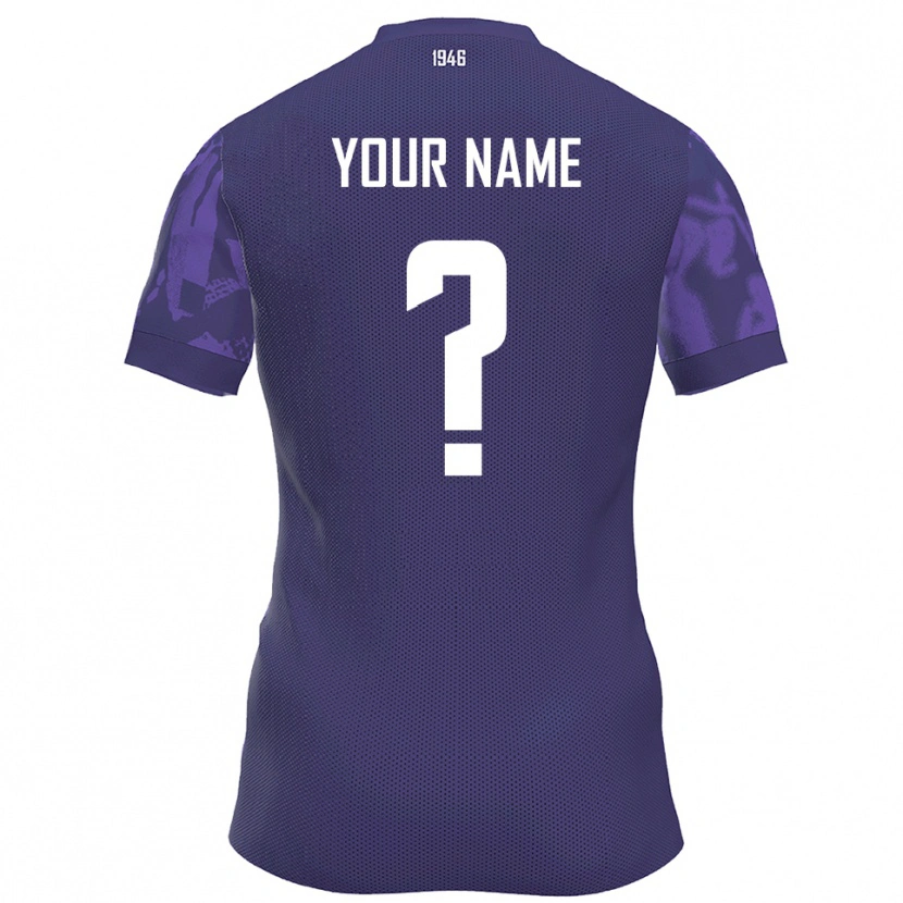 Danxen Men Your Name #0 Purple White Home Jersey 2025/26 T-Shirt