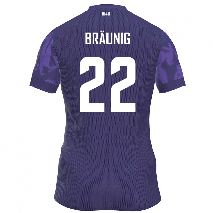 Danxen Men Liam Bräunig #22 Purple White Home Jersey 2025/26 T-Shirt