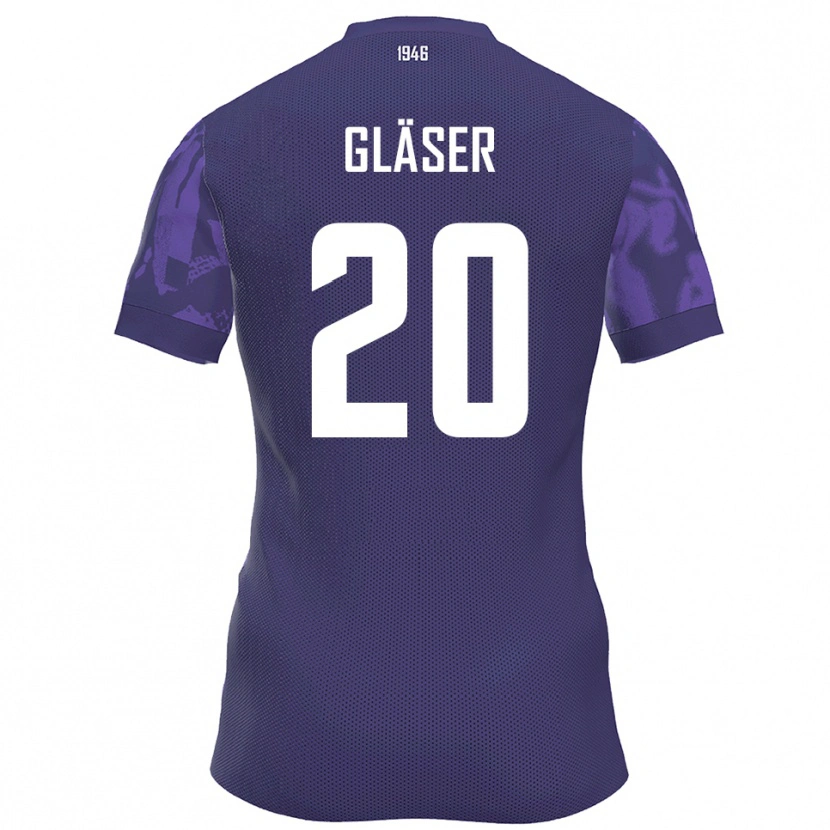 Danxen Men Philipp Gläser #20 Purple White Home Jersey 2025/26 T-Shirt