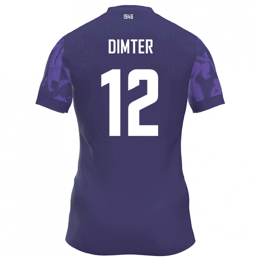 Danxen Men Noel Dimter #12 Purple White Home Jersey 2025/26 T-Shirt