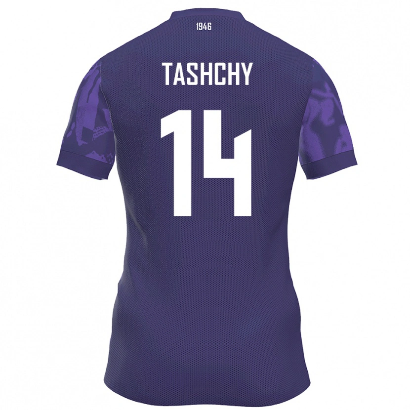 Danxen Men Boris Tashchy #14 Purple White Home Jersey 2025/26 T-Shirt