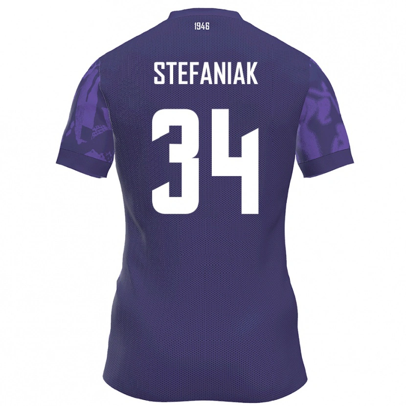 Danxen Men Marvin Stefaniak #34 Purple White Home Jersey 2025/26 T-Shirt