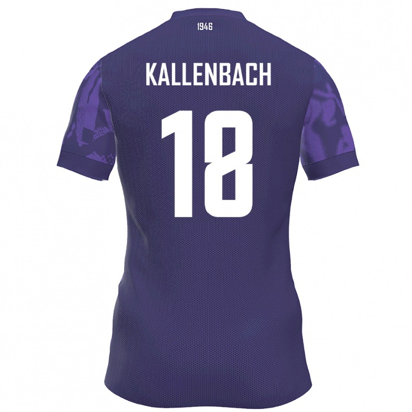 Danxen Men William Kallenbach #18 Purple White Home Jersey 2025/26 T-Shirt