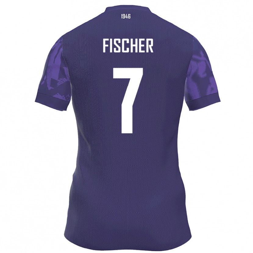 Danxen Men Franz Fischer #7 Purple White Home Jersey 2025/26 T-Shirt