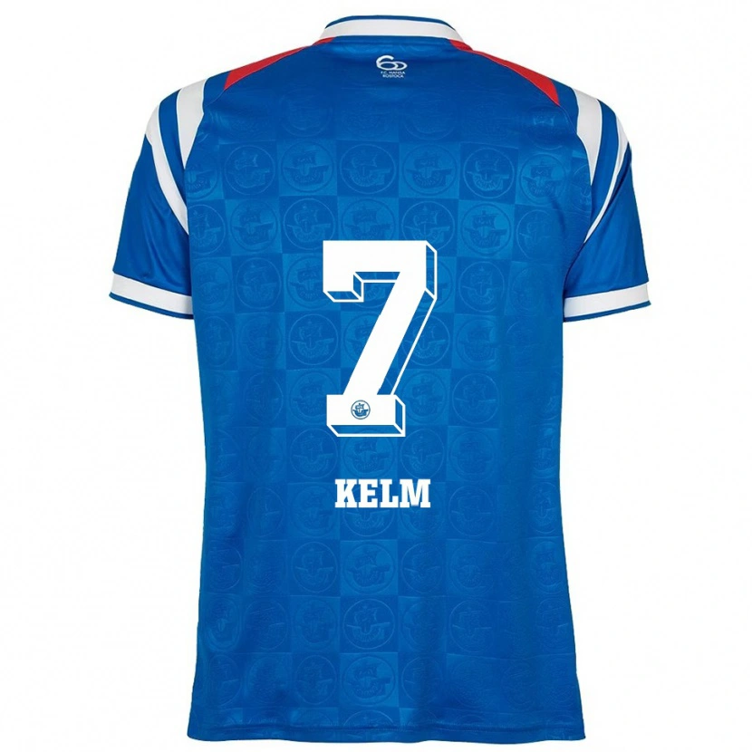 Danxen Men Mattes Kelm #7 Blue White Red Home Jersey 2025/26 T-Shirt